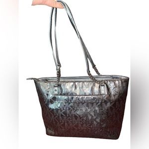 Metallic / Silver Michael Kors Bag